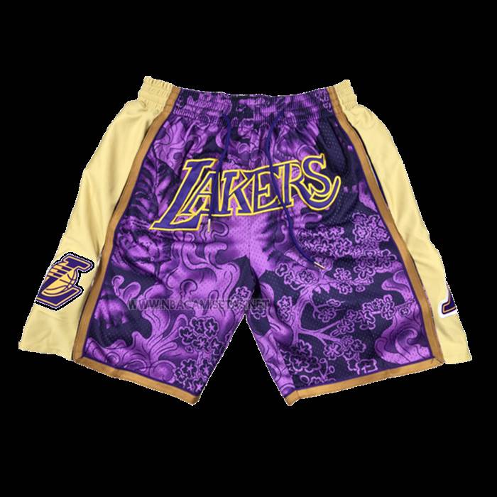 Pantalone Los Angeles Lakers Special Year Of The Tiger Violeta